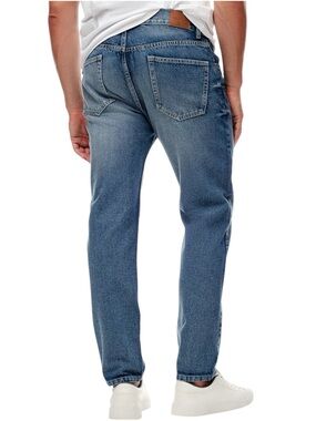 GEF France Burton Regular Fit Tapered Leg Jeans (32x31)